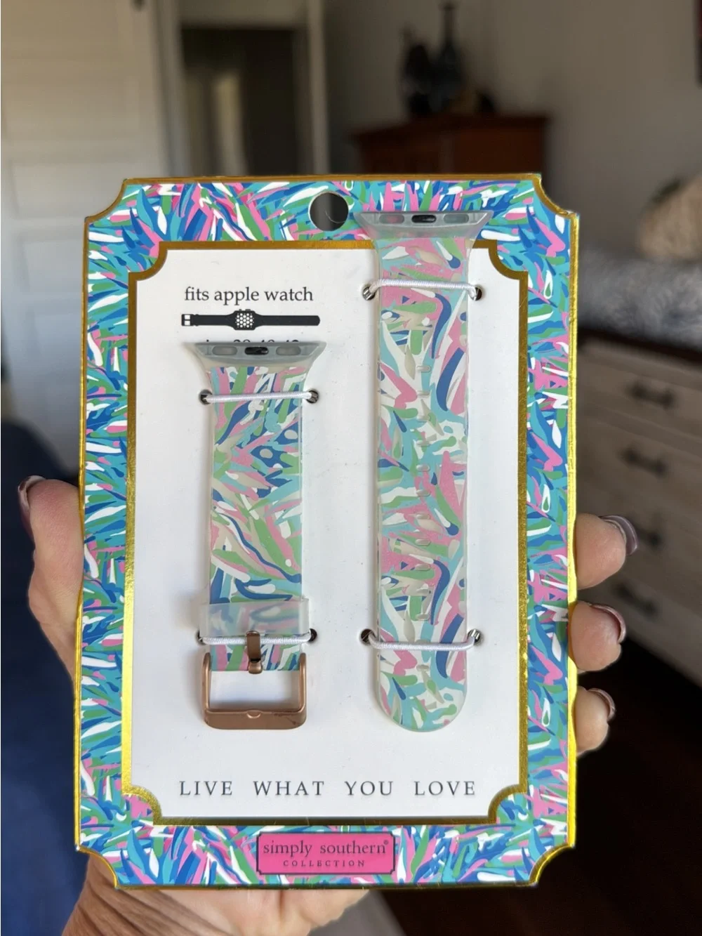 Simply Southern Pastel Abstract Apple Watch Band